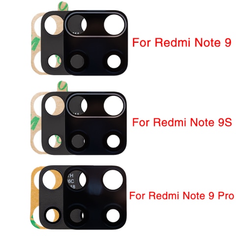 شیشه لنز دوربین گوشی شیائومی Xiaomi Redmi Note 9 Pro