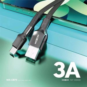 کابل تبدیل USB به MicroUSB ماکسوم مدل MX-CB75 طول 1 متر