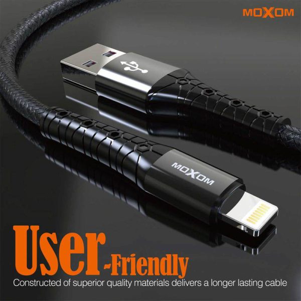 کابل شارژ USB به microUSB موکسوم مدل MX-CB28 طول 1 متر